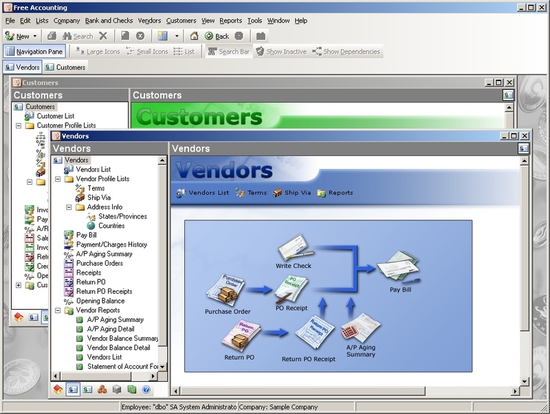Free Accounting Screenshot